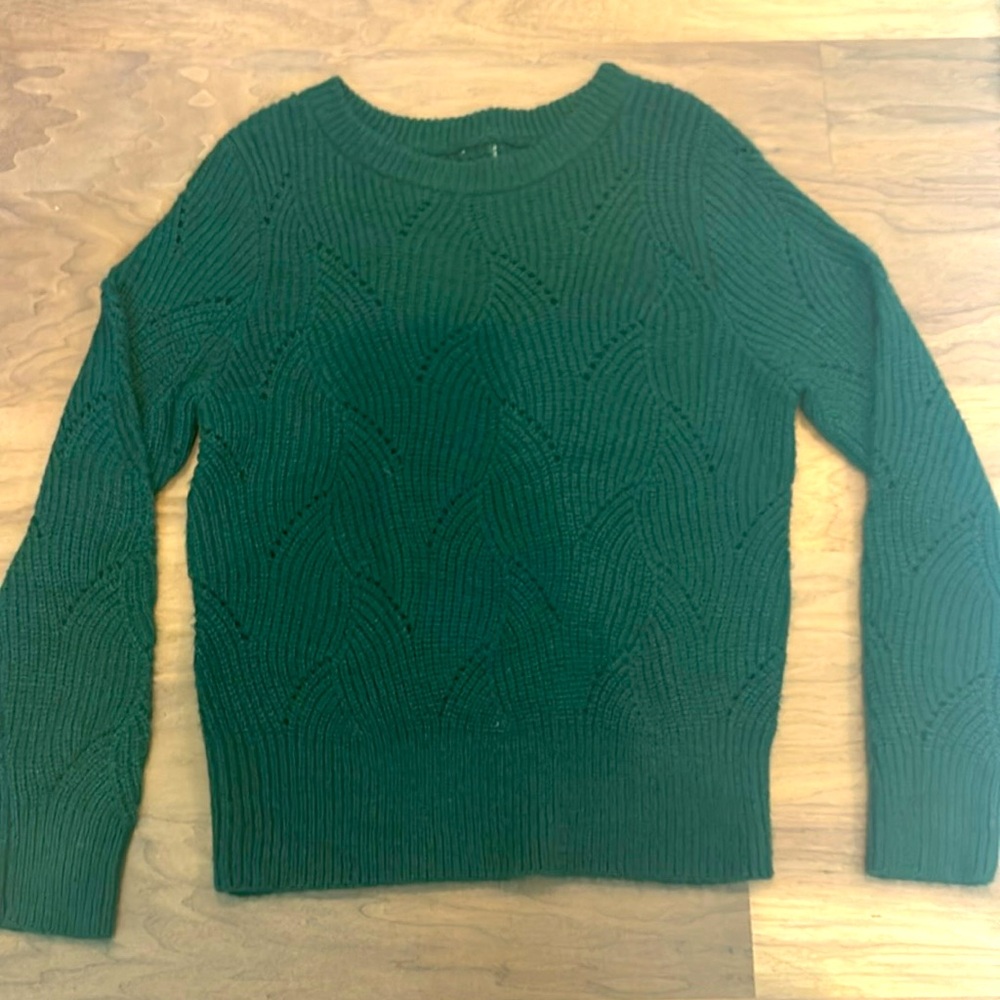 Green Knit Sweater